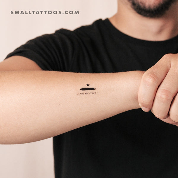 Come And Take It Temporary Tattoo (Set of 3)