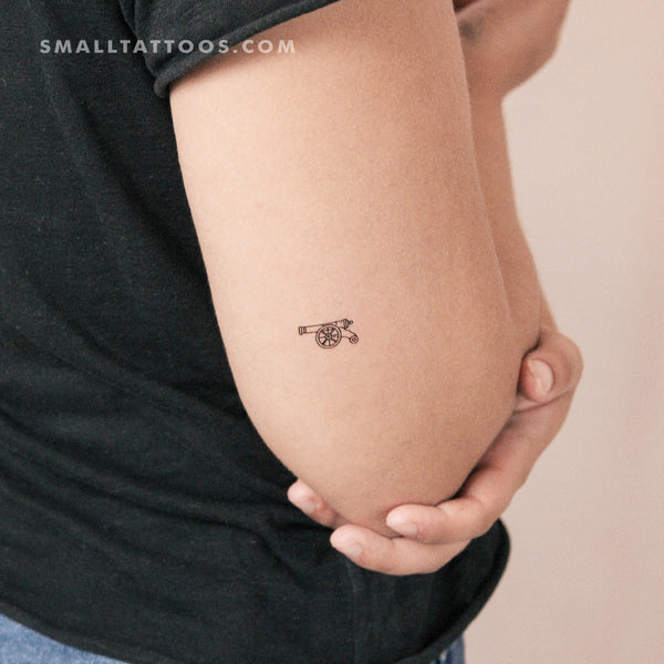 Cannon Temporary Tattoo (Set of 3)