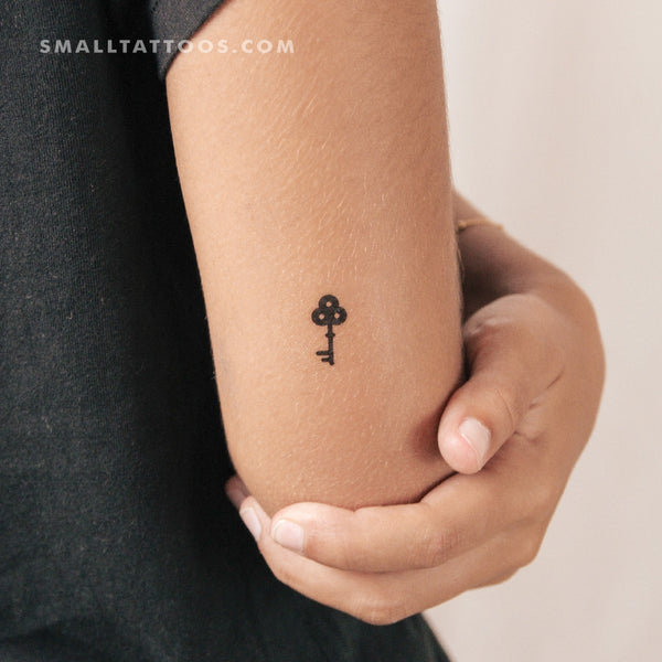 Vintage Key Temporary Tattoo (Set of 3)
