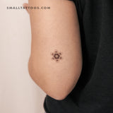 Small Metatron's Cube Temporary Tattoo (Set of 3)