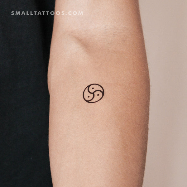BDSM Triskelion Temporary Tattoo (Set of 3)