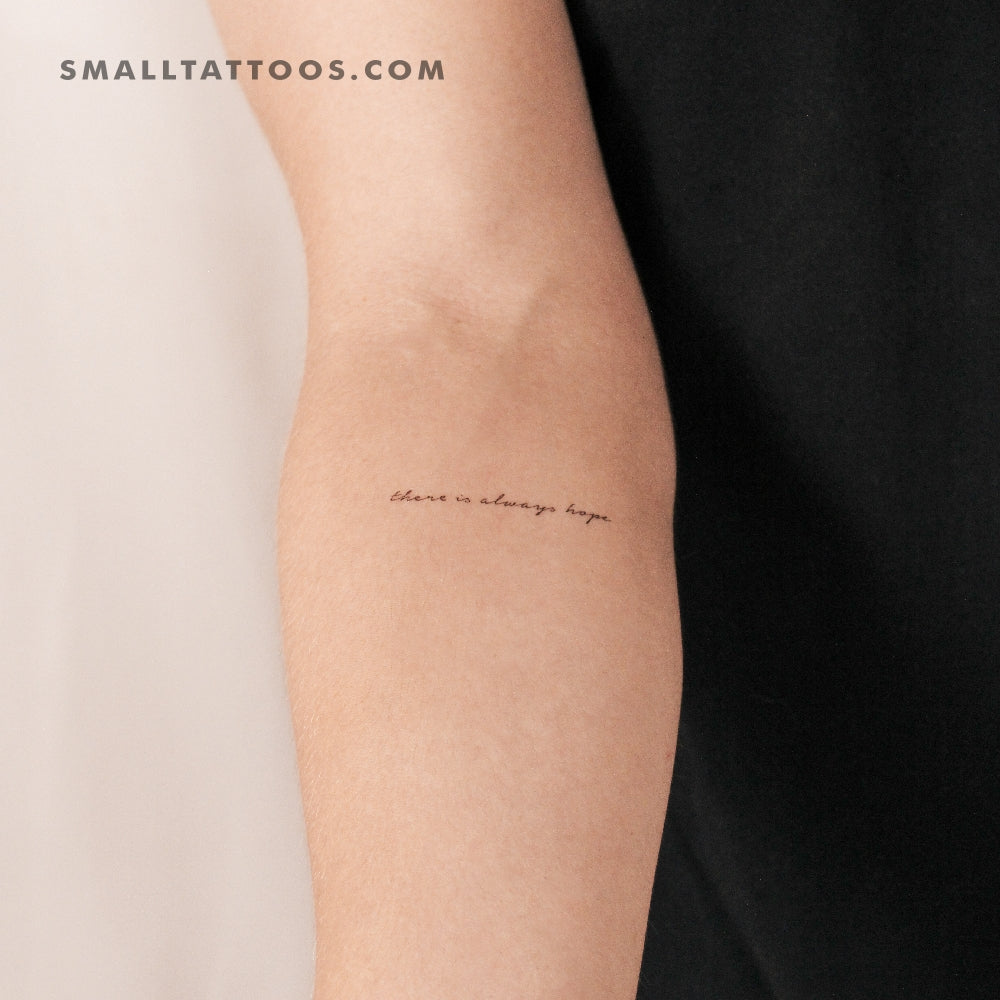 There Is Always Hope Temporary Tattoo (Set of 3)