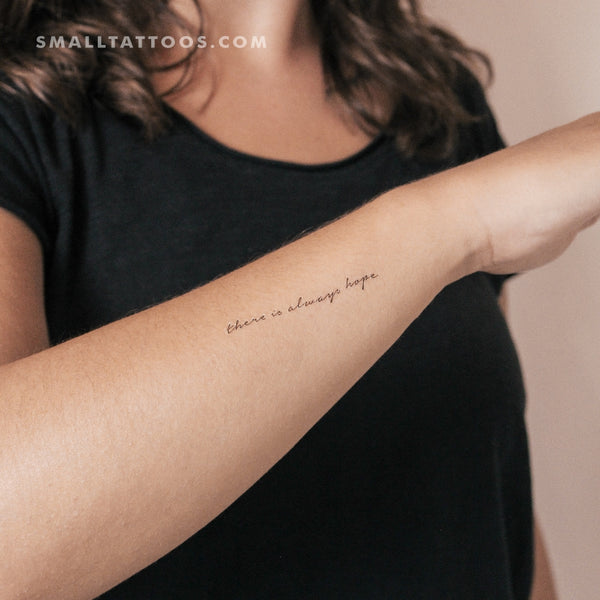 There Is Always Hope Temporary Tattoo (Set of 3)
