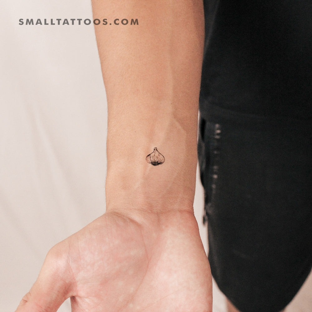 Tatuaje temporal de cabeza de ajo (juego de 3)