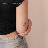 Jerusalem Cross Temporary Tattoo (Set of 3)