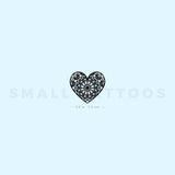 Mandala Heart Temporary Tattoo (Set of 3)