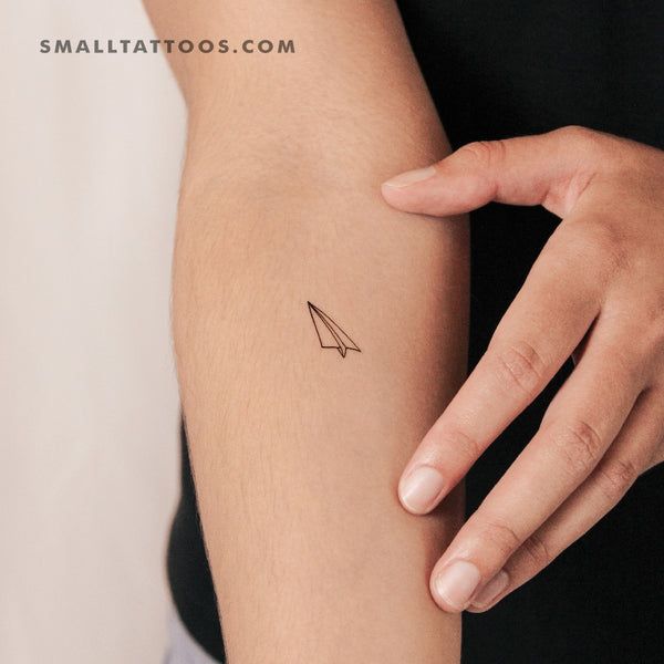 Paper Plane Temporary Tattoo (Set of 3)