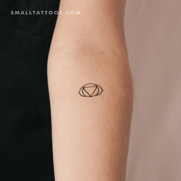 Ajna Chakra Temporary Tattoo - Set of 3