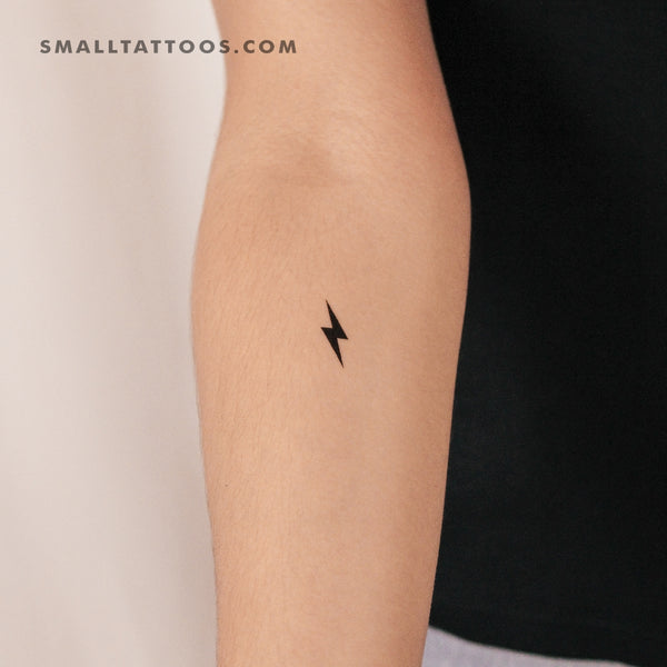 Lightning Bolt Temporary Tattoo (Set of 3)
