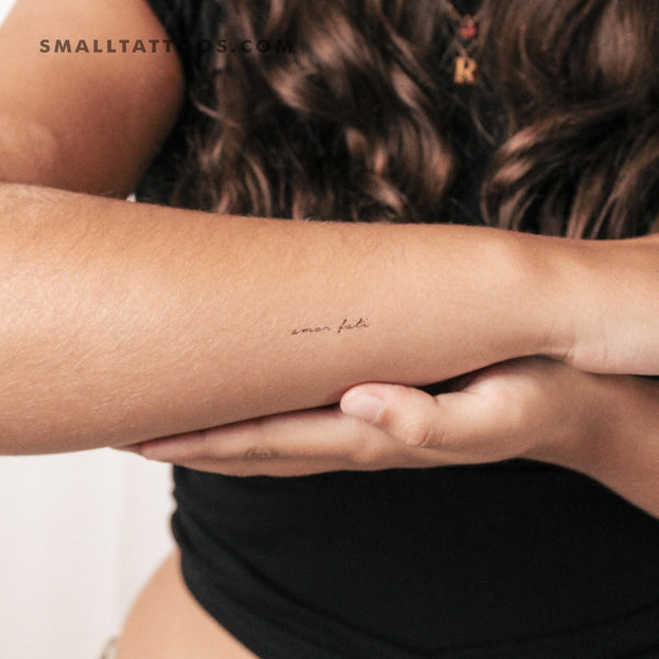 Small Amor Fati Temporary Tattoo (Set of 3)