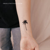 Palm Tree Temporary Tattoo (Set of 3)