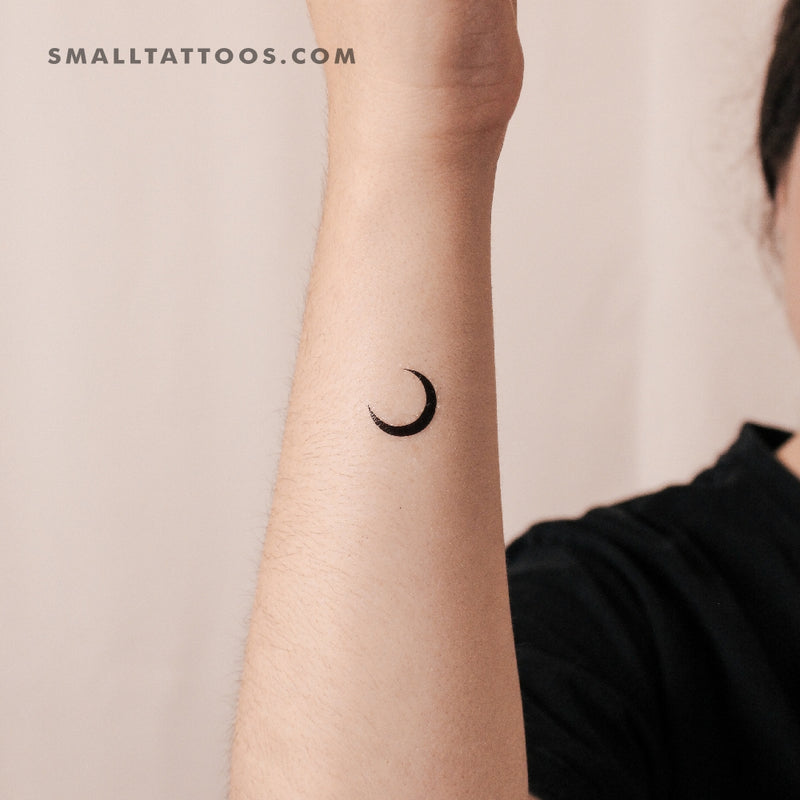 Crescent Moon Temporary Tattoo (Set of 3)