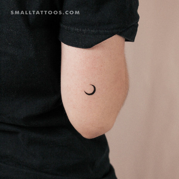 Crescent Moon Temporary Tattoo (Set of 3)