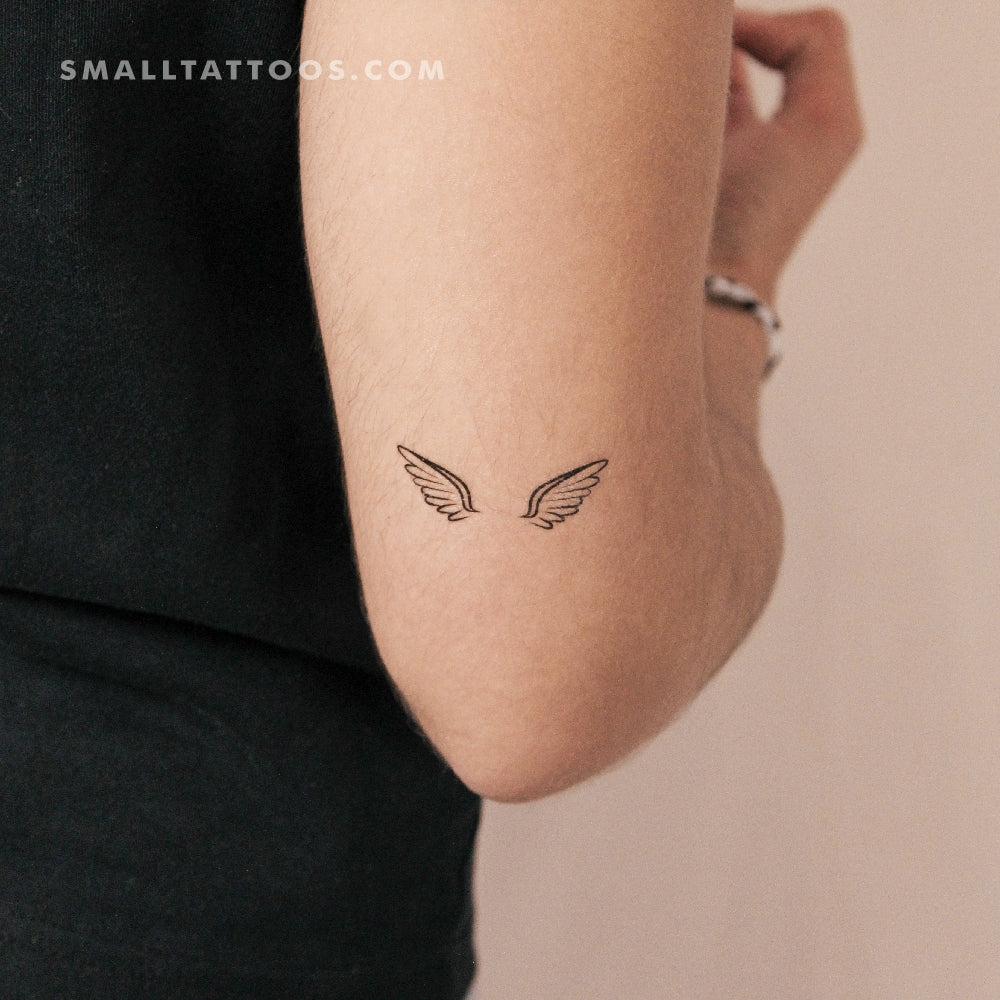 Tatuajes temporales de alas (juego de 3)