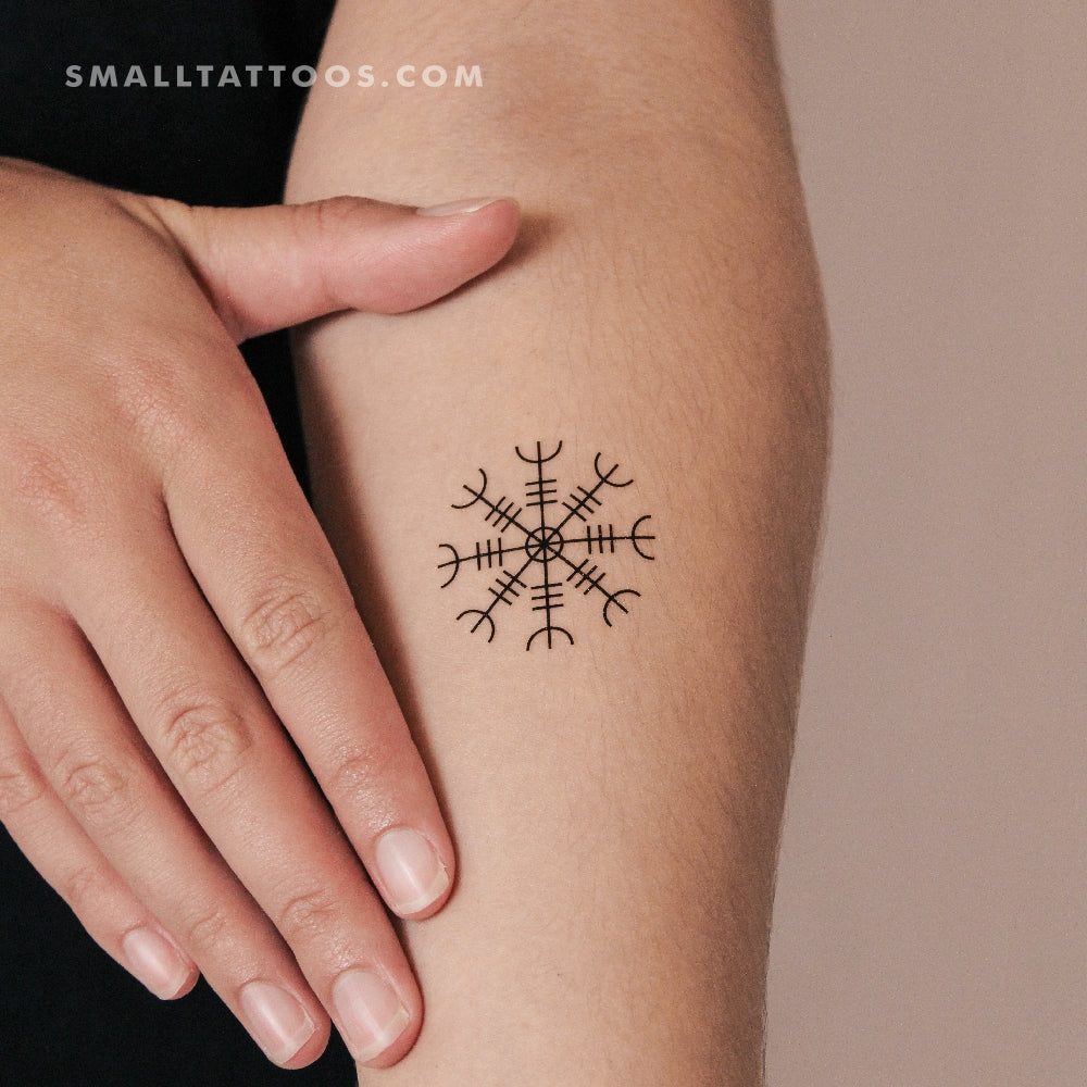 Tatuaje temporal de Yelmo de Asombro (juego de 3)