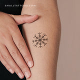 Helm of Awe Temporary Tattoo (Set of 3)