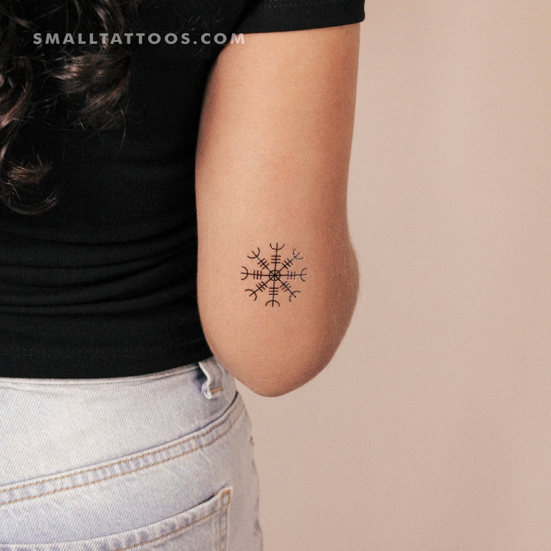 Helm of Awe Temporary Tattoo (Set of 3)