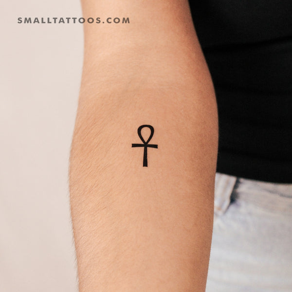 Egyptian Ankh Symbol Temporary Tattoo (Set of 3)