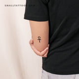 Egyptian Ankh Symbol Temporary Tattoo (Set of 3)