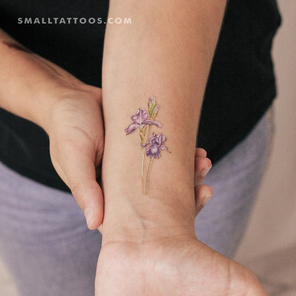 Iris Temporary Tattoo by Mini Lau (Set of 3)