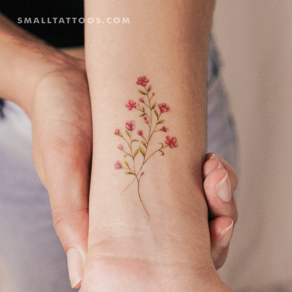 Tatuaje temporal de aliento de bebé de Mini Lau (juego de 3)