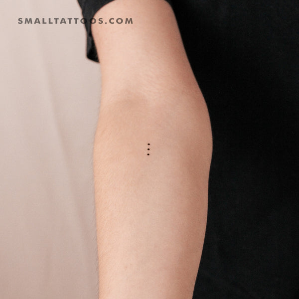 Three Tiny Dots Temporary Tattoo (Set of 3)