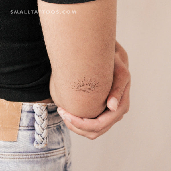 Sunset by Jakenowicz Temporary Tattoo - Set of 3
