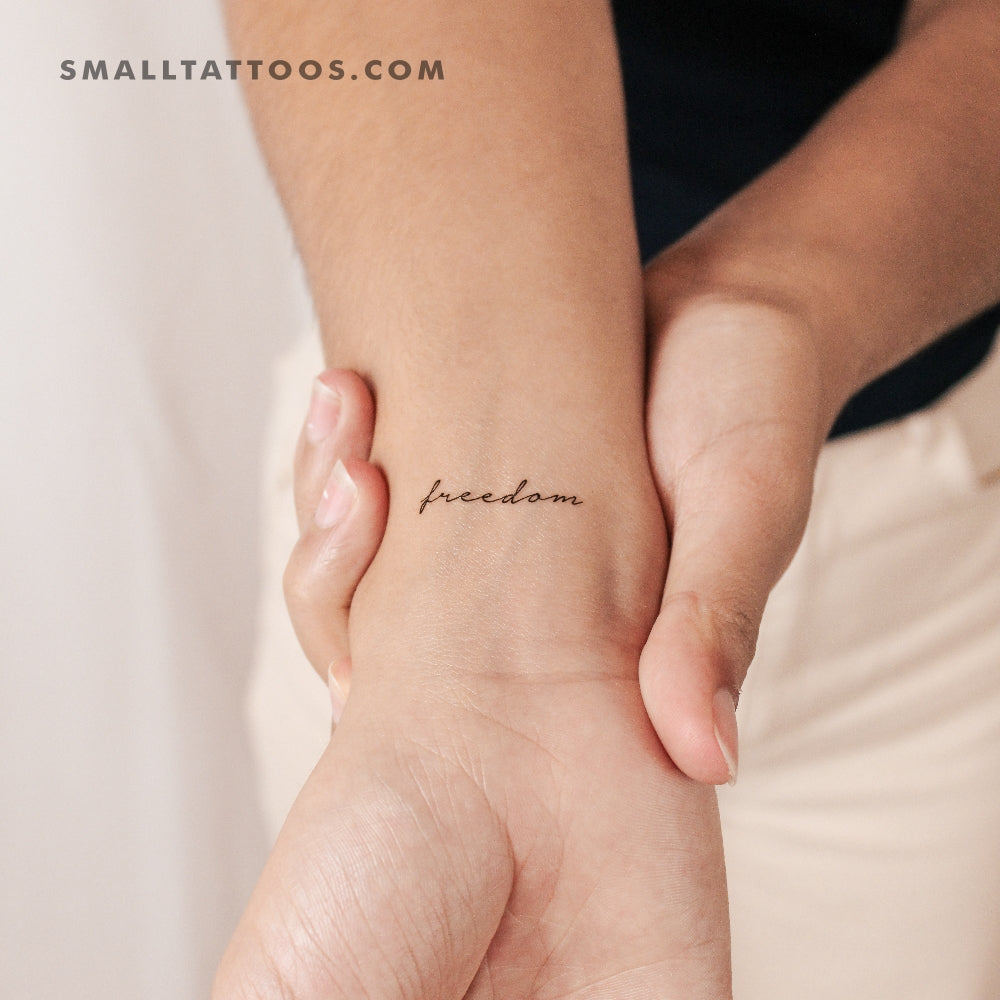 Tatuaje temporal «Libertad» (juego de 3)