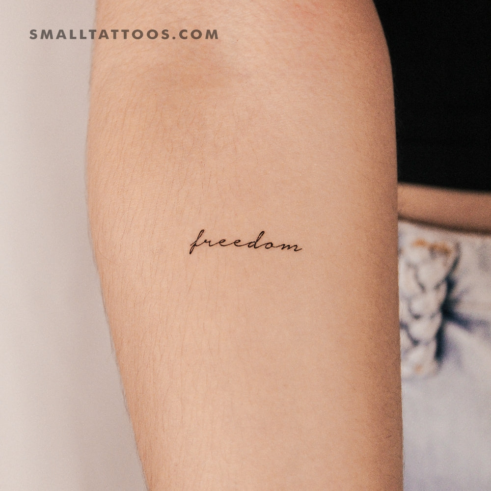Tatuaje temporal «Libertad» (juego de 3)