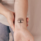 Sacred Tree of Life Temporary Tattoo (Set of 3)