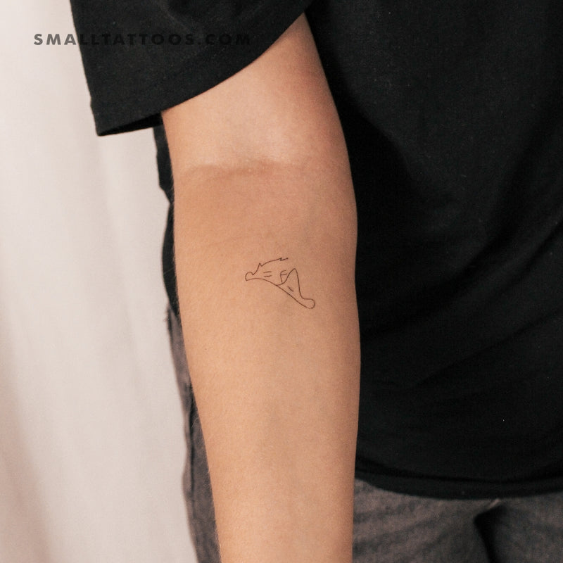 Cuddles Temporary Tattoo (Set of 3)