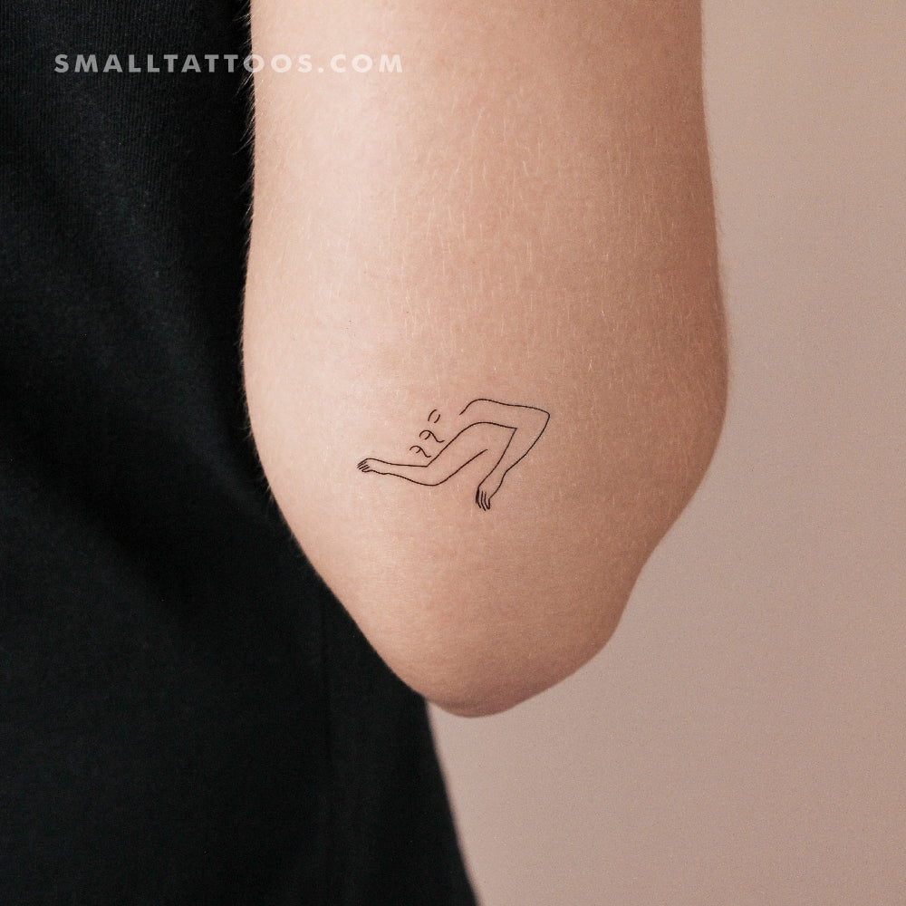 Tatuaje temporal "Me encanta dormir" (juego de 3)
