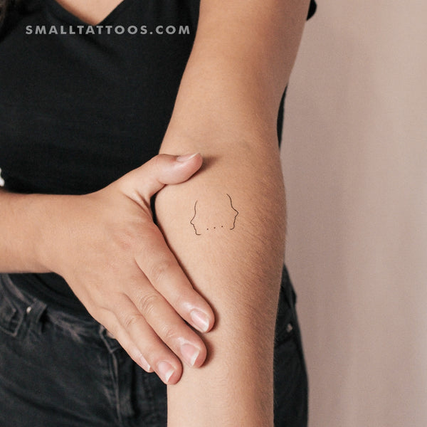 Ellipsis Temporary Tattoo (Set of 3)