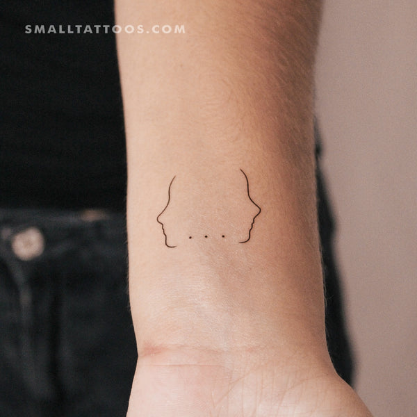 Ellipsis Temporary Tattoo (Set of 3)