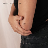 Little K Script Temporary Tattoo (Set of 3)