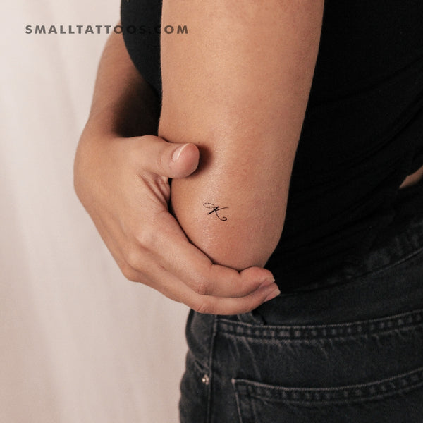 Little K Script Temporary Tattoo (Set of 3)
