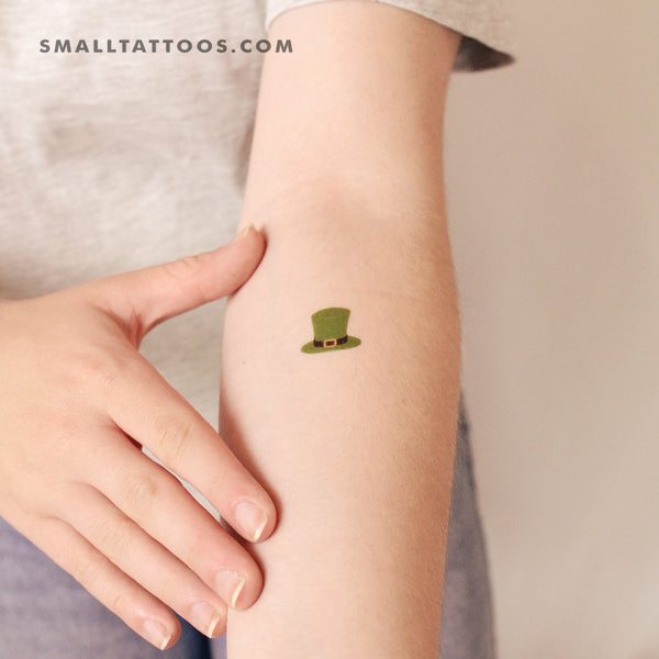 St. Patrick's Day Hat Temporary Tattoo (Set of 3)