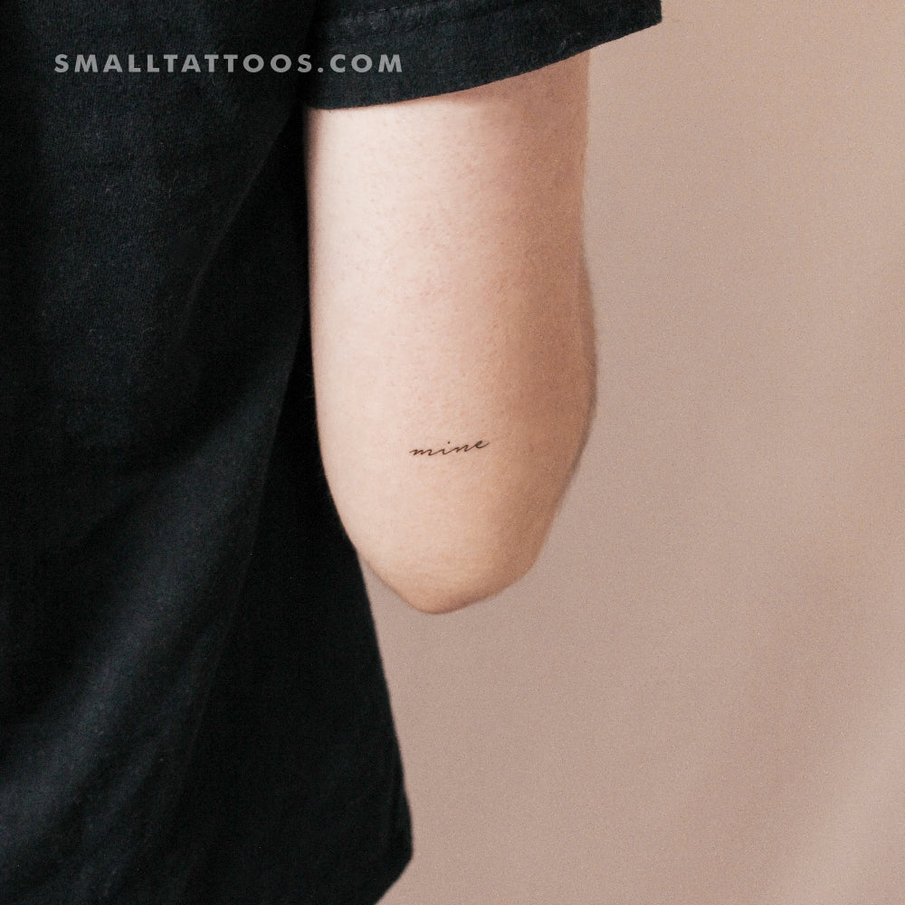 Mine Temporary Tattoo (Set of 3)