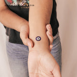 Small Nazar Temporary Tattoo (Set of 3)