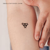 Triple Horn Of Odin Temporary Tattoo (Set of 3)