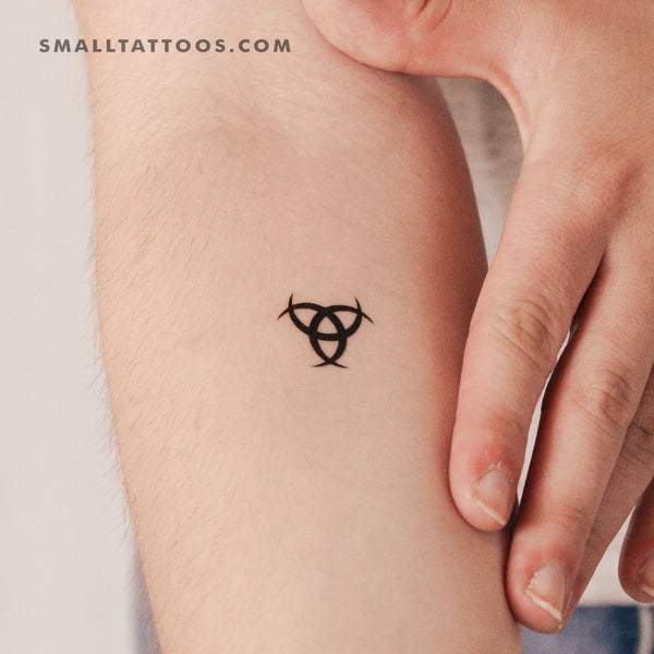Triple Horn Of Odin Temporary Tattoo (Set of 3)
