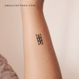 Web Of Wyrd Temporary Tattoo (Set of 3)