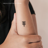 Beltane Symbol Temporary Tattoo (Set of 3)