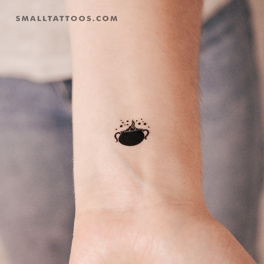 Tatuaje temporal de caldero (juego de 3)