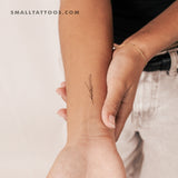 Wheat Plant Temporary Tattoo (Set of 3)