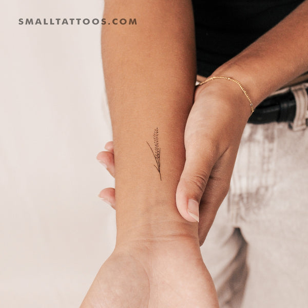 Wheat Plant Temporary Tattoo (Set of 3)