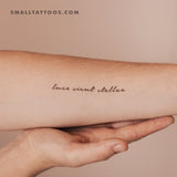 Luce Sicut Stellae Temporary Tattoo (Set of 3)