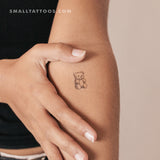 Gummy Bear Temporary Tattoo (Set of 3)