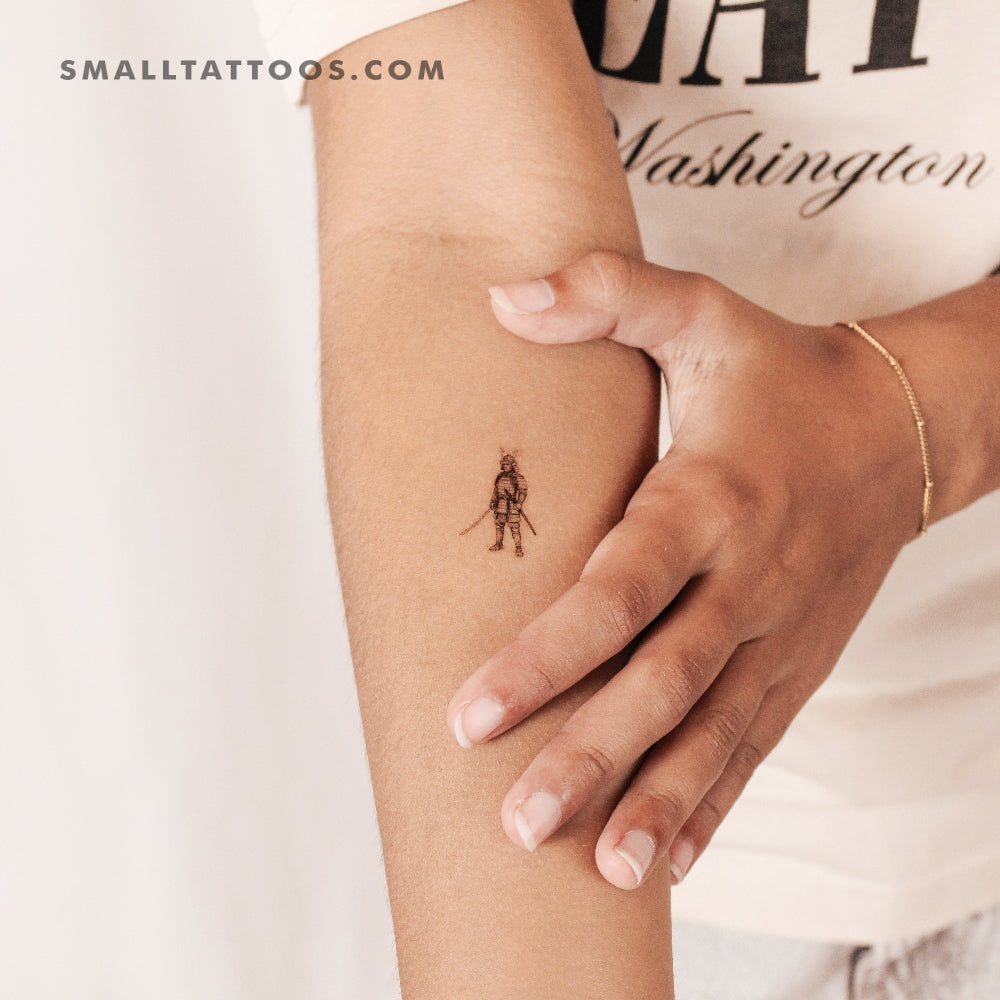 Tatuaje temporal de samurái (juego de 3)