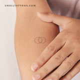 Vesica Piscis Temporary Tattoo (Set of 3)